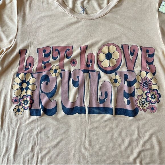 Life Clothing Company Groovy Soft "Let Love Rule" Shirt - Small - Picture 4 of 8